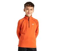 Dare2B Unisex Kids Consist Recycled Core Stretch Midlayer Half Zip Top Sweater, Orange Rust, 15-16 Years EU