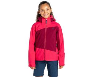 Dare2B Unisex Kids Explore Ii Mountain Active Shell Waterproof Jacket, SprkCos/Btrt, 15-16 Years EU