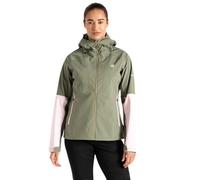 Dare2B Womens Assert Shell Jacket, Olivine Green/Crystal Rose, 14 EU