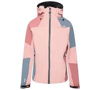 Dare2b Women's Checkpoint IIIJkt Jacket, Powder Pink/Mesa Rose/Bluestone, 16
