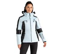 Dare2B Womens Enlighten Ski Jacket, Quiet Blue Black, 18 EU