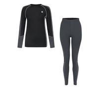 Dare2B Womens Exchange III Base Layer Set with advanced Q-Wic+ technology, perfect for Wintersports & Outdoors