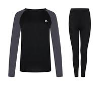 Dare2B Womens Exchange III Base Layer Set with advanced Q-Wic+ technology, perfect for Wintersports & Outdoors