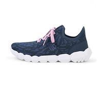 Dare2B Women's Hex-at Recycled Knit Trainers Sneaker, Orion Grey Powder Pink, 6 UK