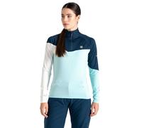 Dare2b Womens Ice II Core Stretch Midlayer: Moonlight Denim/Water Ball
