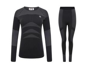 Dare2b Womens In The Zone Base Layer Set Ski Thermal Top T Shirt Leggings RRP 65