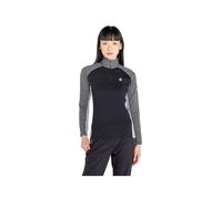 Dare2b Womens Involved II Half Zip Stretch Top: Black/Ebony Grey: 18 S