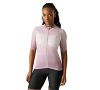 Pink female 12 Dare 2b Women's Lightning Short Sleeved Printed Cycling Jersey Pink, Size: 12