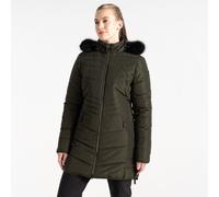Dare2b Womens Luxe Striking IV Jacket Fur Trim Warm Waterproof Coat