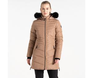 Dare2b Womens Luxe Striking IV Jacket Fur Trim Warm Waterproof Coat