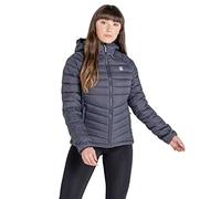 Dare2B Womens Water Repellent Synthetic Down Insulation Deter Jacket Ebony Grey