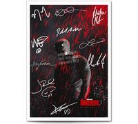 Daredevil Born Again Cast Signed Autograph Poster Photo Print Framed Memorabilia Tv Show Series Season Gift Charlie Cox Vincent D'Onofrio (Daredevil Born Again 2, A4 Print (Unframed))