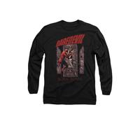 Daredevil Born Again Comic Cover Long Sleeve T-Shirt, Black Marvel Black L