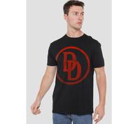 Daredevil Born Again Symbol T-Shirt , Black Marvel Black L