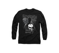 Daredevil Born Again The Punisher Graffiti Long Sleeve T-Shirt, Black Marvel Black S