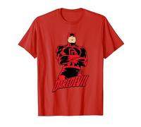 Daredevil Comic Arms Crossed T-Shirt, Men, Red, Medium
