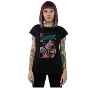 Daredevil Distressed Bullseye Vs Elektra Cover Cotton T-Shirt Marvel Black XL