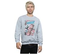 Daredevil Distressed Bullseye Vs Elektra Cover Sweatshirt Marvel Grey XXL