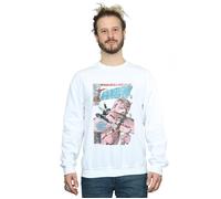 Daredevil Distressed Bullseye Vs Elektra Cover Sweatshirt Marvel White XXXL