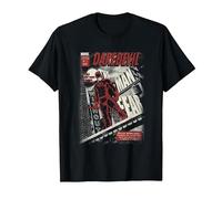 Daredevil The Man Without Fear Cover Big T-Shirt, Men, Black, 3X-Large