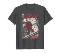 Daredevil The Man Without Fear Cover Big T-Shirt, Men, Dark Heather Grey, Small