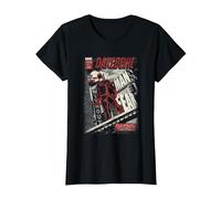 Daredevil The Man Without Fear Cover Big T-Shirt, Women, Black, 3X-Large