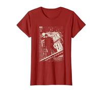 Daredevil The Man Without Fear Cover Big T-Shirt, Women, Cranberry Red, X-Large