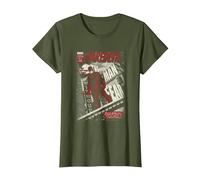 Daredevil The Man Without Fear Cover Big T-Shirt, Women, Olive Green, Medium