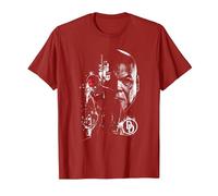 Daredevil with Fisk T-Shirt, Men, Cranberry Red, XX-Large