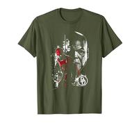 Daredevil with Fisk T-Shirt, Men, Olive Green, Large
