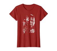 Daredevil with Fisk T-Shirt, Women, Cranberry Red, Large