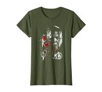 Daredevil with Fisk T-Shirt, Women, Olive Green, Small