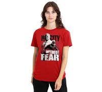 Daredevil Women's Disney Daredevil Murdock Kingpin City Without Fear Ladies T Shirt, Red T-Shirt (Pack of 1)
