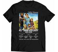 DAREN Little House On The Prairie 45Th Anniversary Memories Tv Show Gift Black Tshirt Black L