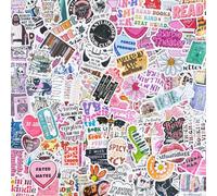DARENYI 150 Pcs Scrapbook Stickers Romance Book Stickers for Kindle Laptop Stickers Vinyl Waterproof for Laptop, Ebook Readers, Water Bottles, Luggage, Skateboard