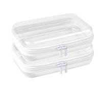 DARENYI 2Pcs Toy Storage Bags with Zipper Clear Zip Bags for Toys Travel Waterproof Double Zipper Toy Bag for Board Games, Building Blocks, Puzzles