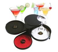 DARENYI 3 Tier Bartender Tool Cocktail Accessory Glass Rimmer Rotating Salt Home Practical Bar Lime Juice Sugar