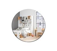 DARENYI HD Wall Mirror - 15cm Round Frameless Self Adhesive Mirror Tiles for Bathroom, Bedroom, Living Room