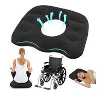 DARENYI Inflatable Donut Pillow, Coccyx Cushion for Tailbone Pain, Inflatable Donut Cushion for Hemorrhoids, Postoperative Recovery, Pregnancy, Office Chairs, Long Distance Travel, Cars, Sofas