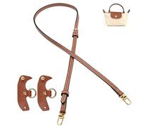 DARENYI Longchamp Mini Bag Strap Leather Adjustable Longchamp Bag Strap | Strap for Longchamp Mini Bag, Punch-Free Crossbody Strap, Mini Bag Strap for Handbags and Tote Bags