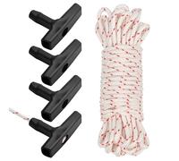 DARENYI Pull Starter Cord Rope 10 Meters 4mm Lawn Mower Pull Cords Replacement Lawnmower Pull Cord Recoil Pull Cord Starter Rope for Lawnmower Chainsaw Generator