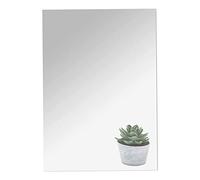 DARENYI Wall Mirror 40 x 30cm Self Adhesive Removable Frameless Large Stick On Mirror for Bathroom, Bedroom, Living Room, Wardrobe