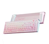 DAREU COOL68 Sakura Pink 8000Hz Rapid Trigger Gaming Keyboard, 0.01 mm RT Accuracy, 65% Wired Magnetic Mechanical Keyboard with Hall Effect Switches, 20 RGB Modes, Adjustable Actuation, for PC/Mac