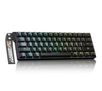 DAREU EK60 HE 8K Hz Rapid Trigger Gaming Keyboard, 60% Wired Magnetic Keyboard with Removable Decorative Strap, 0.01mm RT Accuracy, Hall Effect Switches, Adjustable Actuation, RGB, for PC/Mac(Black)