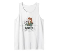 Daria Y2K Goth Daria with Skull Retro Cartoon Tank Top