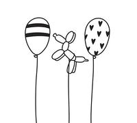 Darice Balloons A6 Embossing Folder, Plastic, Transparent, 14.605 x 10.79 x 0.1 cm