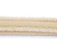 Darice Chenille Stems (100pc), Beige - Perfect for Craft Projects - Classic Pipe Cleaners are Easy to Bend to Create Shapes, Objects-for Kids, Classrooms, Home 12” L, 100 Piece (6mm x 12in)