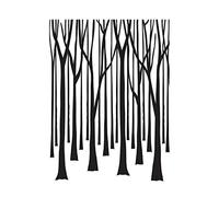 Darice Embossing Folder-Template, Tree Trunks, Clear/White, 10.8 x 14.6 x 0.3 cm