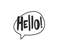 Darice Hello A6 Embossing Folder (4.25" x 5.75"), 14.61 x 10.79 x 0.1 cm