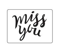 Darice Miss You A6 Embossing Folder (4.25" x 5.75"), None, 12 x 1 x 20 cm